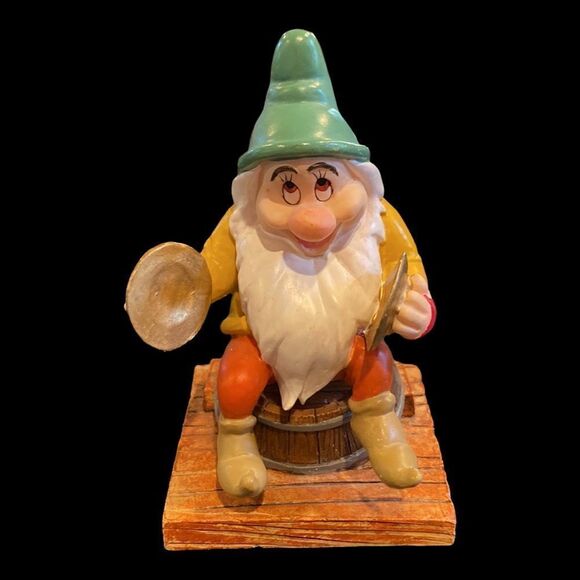 Vintage Bashful Playing Cymbals Dwarf - Picture 1 of 4